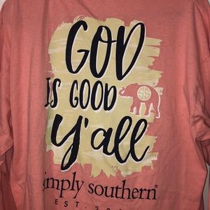 Simple Southern Pink Long Sleeve Tee